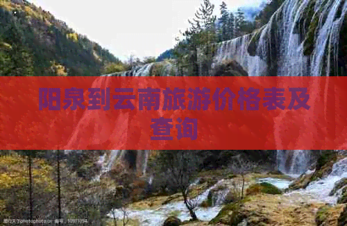 阳泉到云南旅游价格表及查询