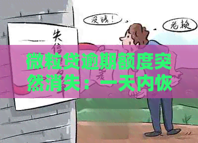 微粒贷逾期额度突然消失：一天内恢复可能性大吗？