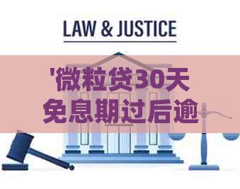 '微粒贷30天免息期过后逾期处理指南：如何避免后果，怎么办？'