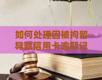 如何处理因被拘留导致信用卡逾期记录并进行申诉以解决信用问题？