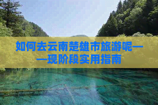 如何去云南楚雄市旅游呢——现阶段实用指南