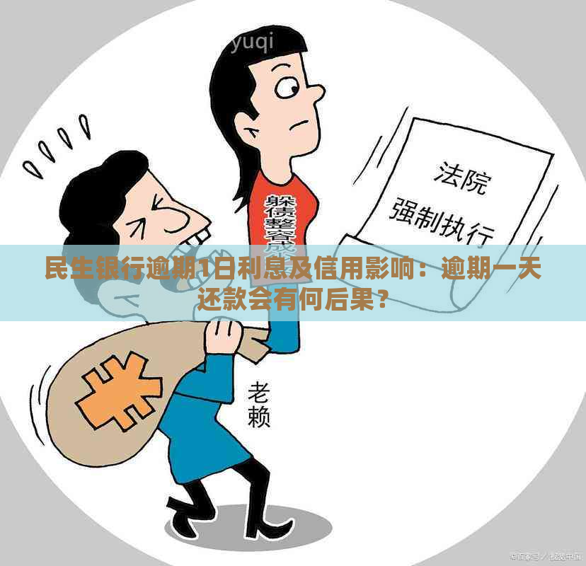 民生银行逾期1日利息及信用影响：逾期一天还款会有何后果？