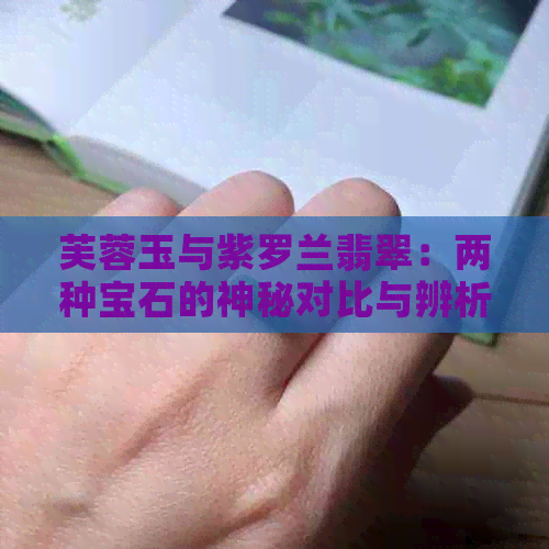 芙蓉玉与紫罗兰翡翠：两种宝石的神秘对比与辨析