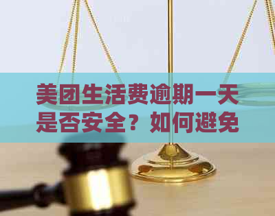 美团生活费逾期一天是否安全？如何避免逾期并了解逾期后果？