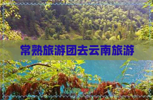 常熟旅游团去云南旅游