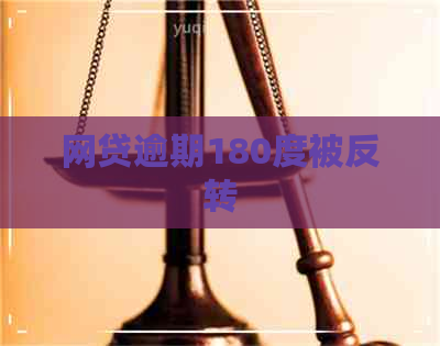 网贷逾期180度被反转