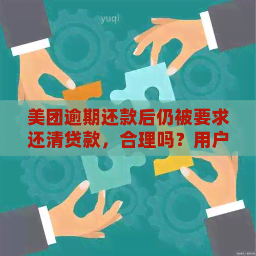 美团逾期还款后仍被要求还清贷款，合理吗？用户该如何处理？