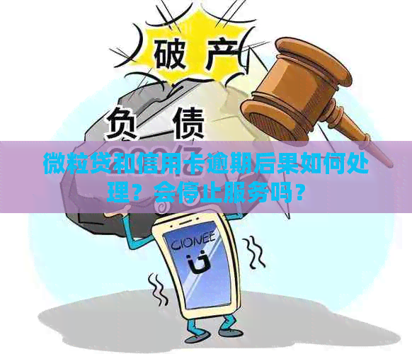 微粒贷和信用卡逾期后果如何处理？会停止服务吗？