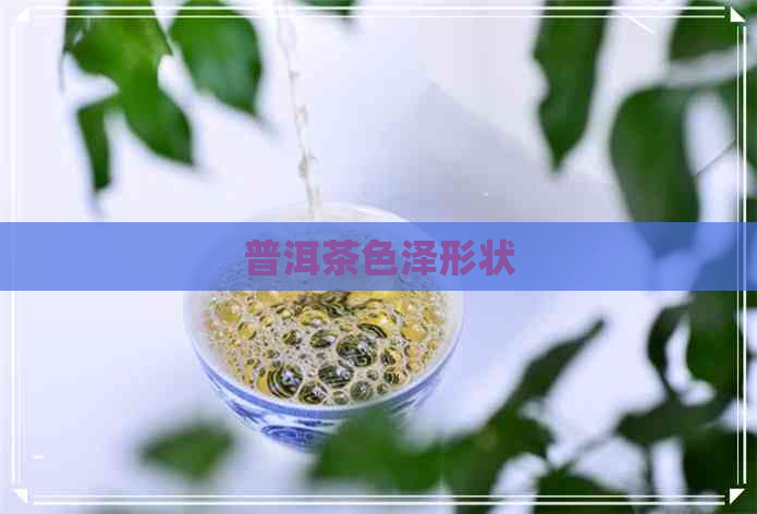 普洱茶色泽形状