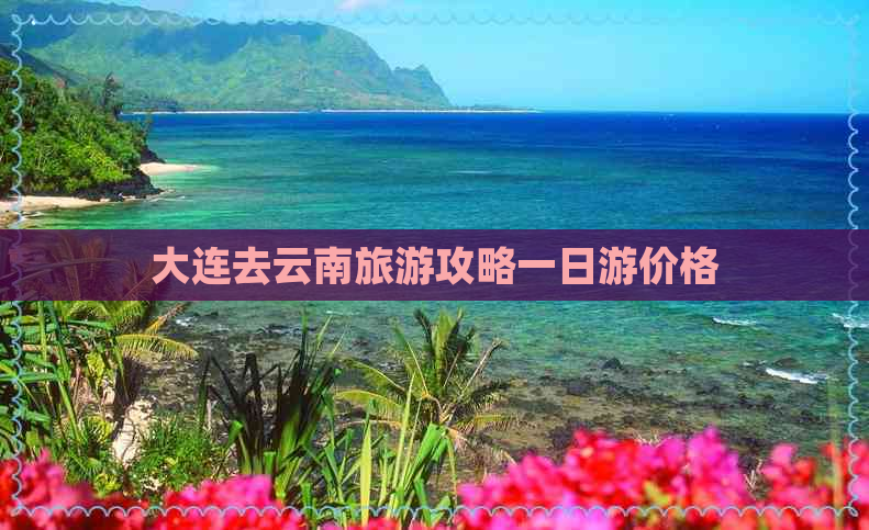 大连去云南旅游攻略一日游价格