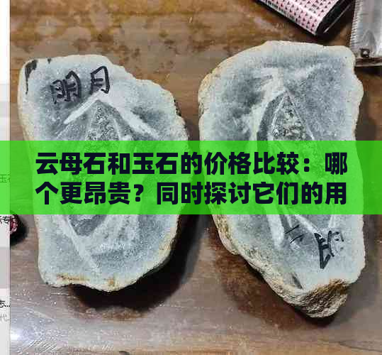 云母石和玉石的价格比较：哪个更昂贵？同时探讨它们的用途和价值区别。