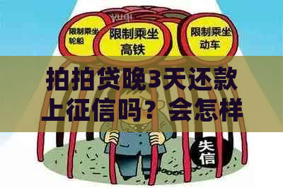 晚3天还款上吗？会怎样？