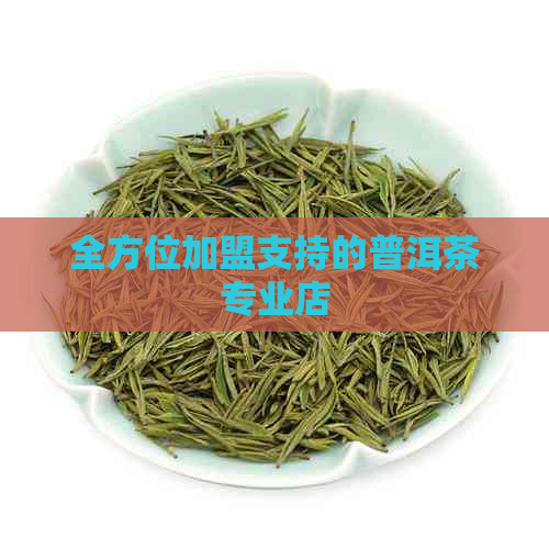 全方位加盟支持的普洱茶专业店