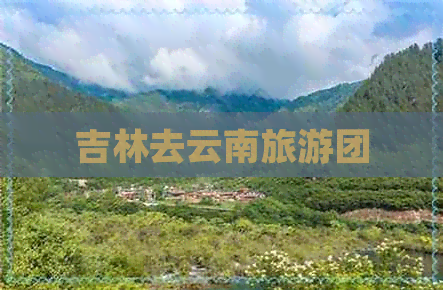 吉林去云南旅游团