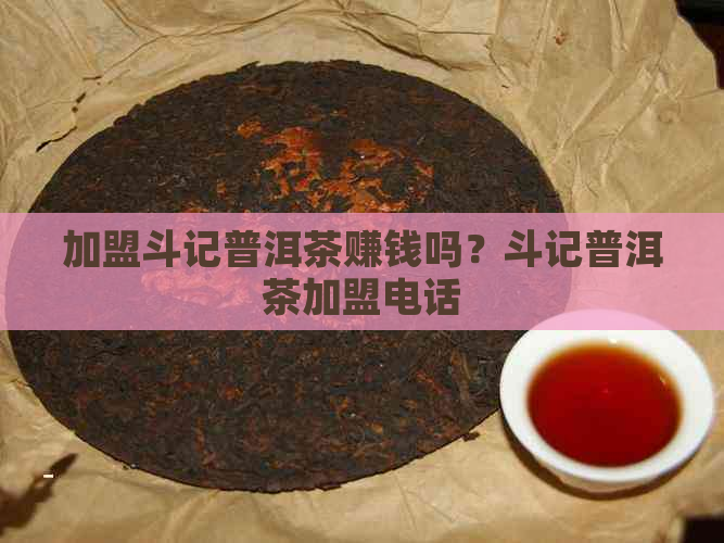 加盟斗记普洱茶赚钱吗？斗记普洱茶加盟电话