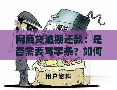 网商贷逾期还款：是否需要写字条？如何进行协商和解决？